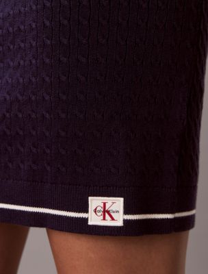 Женские юбки Calvin Klein Micro Cable Knit Mini Skirt — фото 4