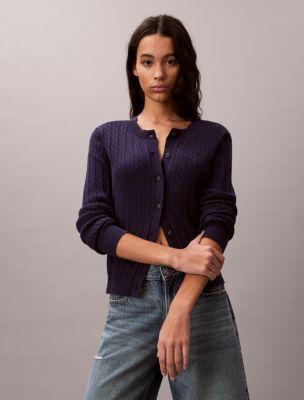 Женские кардиганы Calvin Klein Cable Knit Cardigan — фото 5