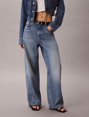 Twisted Seam Low Rise Baggy Jeans | Calvin Klein® USA