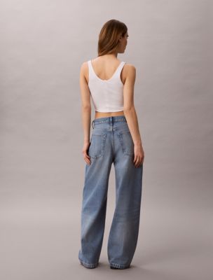 Женские джинсы Calvin Klein Twisted Seam Low Rise Baggy Jeans — фото 5