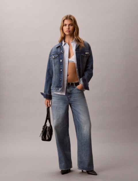 Женские джинсы Calvin Klein Low Rise Baggy Jeans