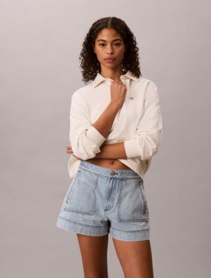 Женские шорты Calvin Klein Denim Utility Shorts — фото 2