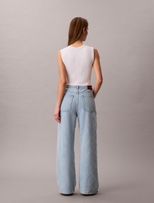low rise buggy leg ジーンズ　カルバン・クライン Low Rise Baggy Jeans | Calvin Klein