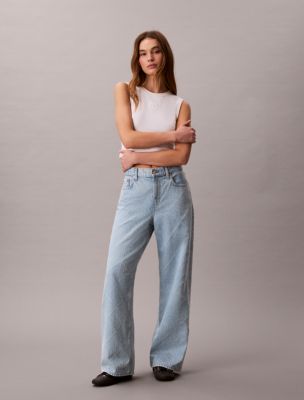 Low Rise Baggy Jeans, Ck Tropic