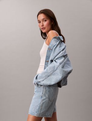 Женские куртки Calvin Klein Denim Relaxed Trucker Jacket — фото 4