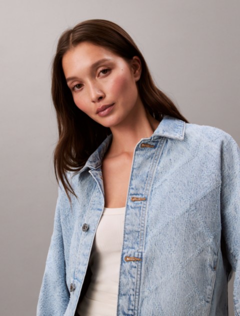 Женские куртки Calvin Klein Denim Relaxed Trucker Jacket