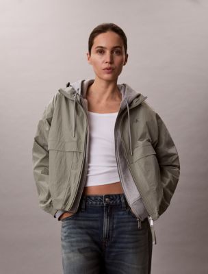 Classic Windbreaker Jacket, Shadow