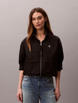 Classic Windbreaker Jacket, Black