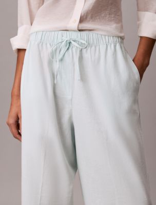 Женские брюки Calvin Klein Linen Blend Pull-On Pants — фото 2