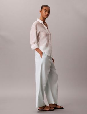Женские брюки Calvin Klein Linen Blend Pull-On Pants — фото 3