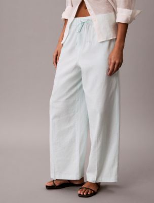 Женские брюки Calvin Klein Linen Blend Pull-On Pants — фото 4