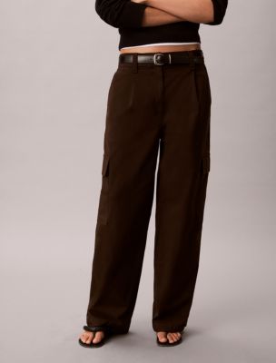 Женские брюки Calvin Klein Cotton Stretch Twill Cargo Pants — фото 3