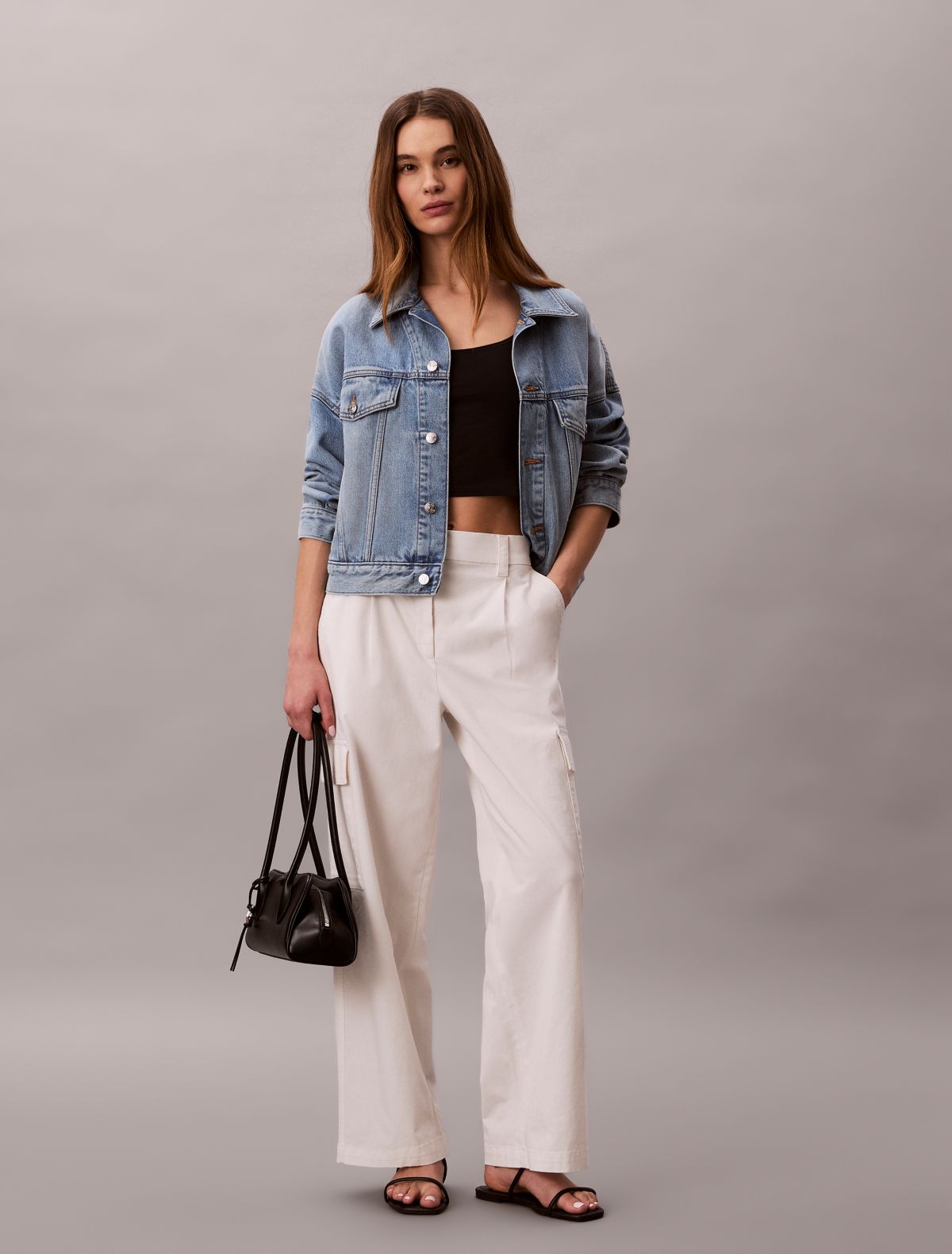 Cotton Stretch Twill Cargo Pants