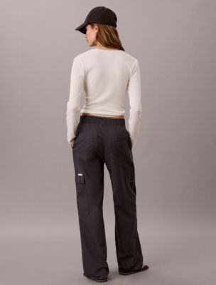 Женские брюки Calvin Klein Soft Twill Cargo Pants — фото 5