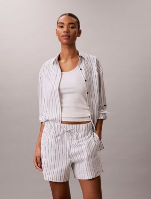 Linen Cotton Pull-On Shorts