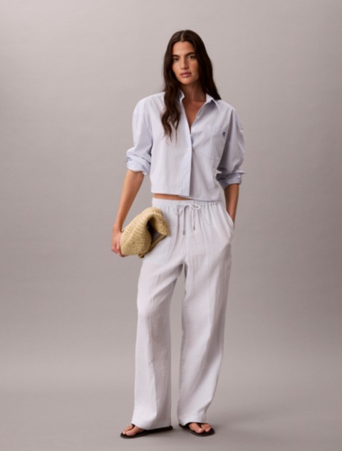 Женские брюки Calvin Klein Double Gauze Pull-On Pants