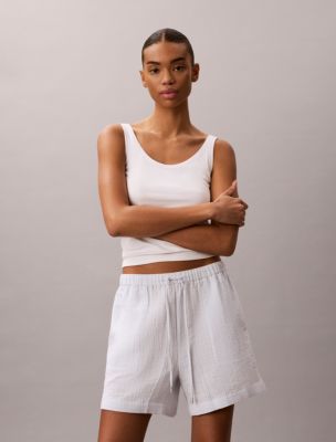 Женские шорты Calvin Klein Double Gauze Pull-On Shorts — фото 2
