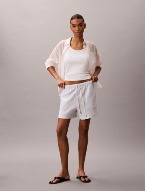 Женские шорты Calvin Klein Double Gauze Pull-On Shorts