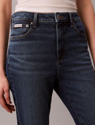Женские джинсы Calvin Klein Skinny Bootcut, цвет: Синий — фото 3