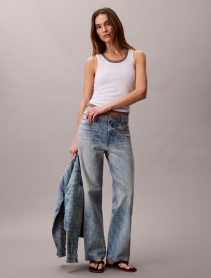 90s Straight Jeans, Light Playbill