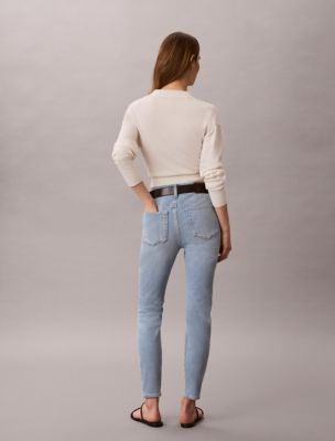 Женские джинсы Calvin Klein Mid Rise Skinny Jeans — фото 5