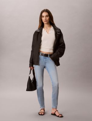 Mid Rise Skinny Jeans, Watercourse