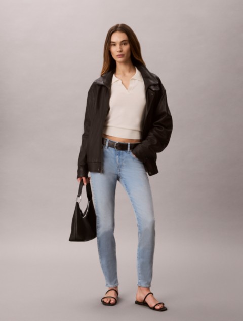 Женские джинсы Calvin Klein Mid Rise Skinny Jeans