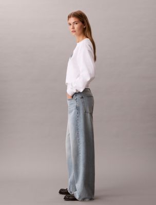 Мужские джинсы Calvin Klein 90s Straight, цвет: Синий, вариант 1 — фото 3