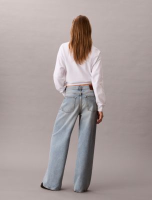 Мужские джинсы Calvin Klein 90s Straight, цвет: Синий, вариант 1 — фото 6