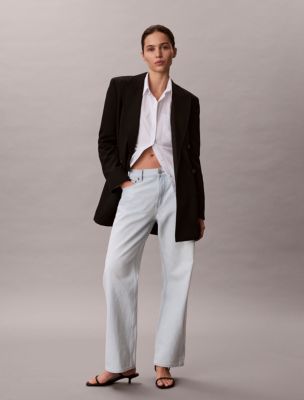 90s Straight Jeans, Bleached Light