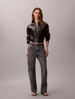 90s Straight Jeans, Blue Ash Stone