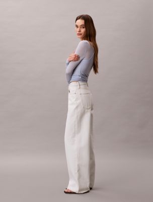 Женские джинсы Calvin Klein Wide Leg Jeans — фото 5