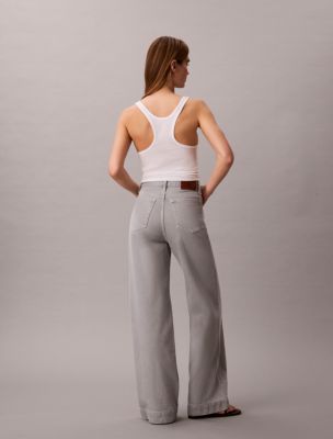 Женские джинсы Calvin Klein Super High Rise Wide Leg Jeans — фото 4