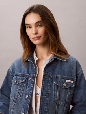Женские куртки Calvin Klein 90s Trucker Jacket — фото 3