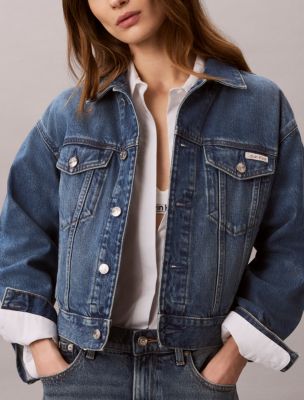 Женские куртки Calvin Klein 90s Trucker Jacket — фото 5