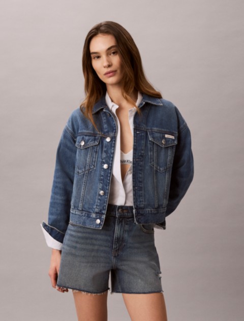 Женские куртки Calvin Klein 90s Trucker Jacket