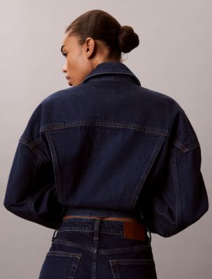 Женские куртки Calvin Klein Relaxed Denim Trucker Jacket — фото 5