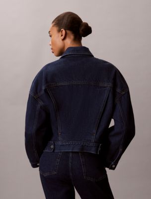 Женские куртки Calvin Klein Relaxed Denim Trucker Jacket — фото 6