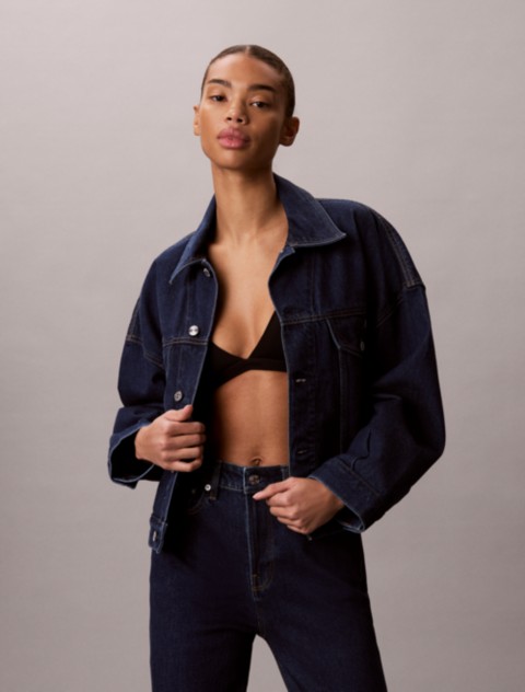 Женские куртки Calvin Klein Relaxed Denim Trucker Jacket