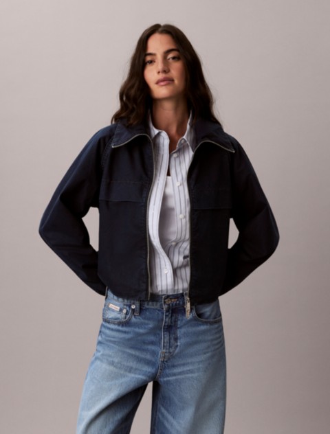 Женские куртки Calvin Klein Denim Windbreaker Jacket