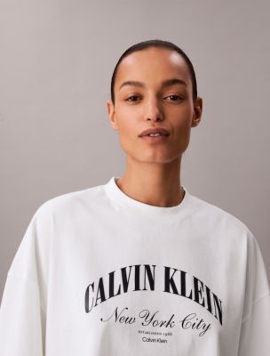 Женские футболки Calvin Klein Heritage Classic Boxy T-Shirt — фото 3