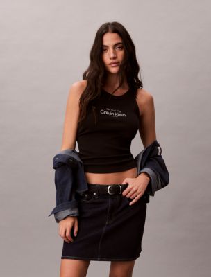 Classic NYC Logo Tank Top, Black