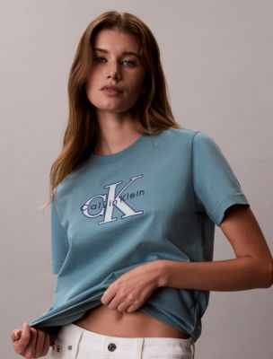 Женские футболки Calvin Klein Dual Tone Monologo Classic T-Shirt — фото 4
