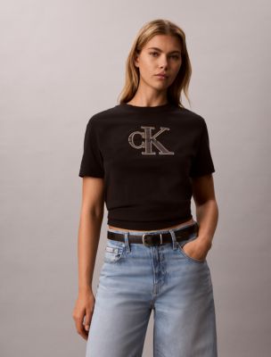 Dual Tone Monologo Classic T-Shirt, Black