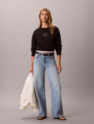 Женские худи Calvin Klein Terry Foil Monologo Graphic Relaxed Sweatshirt — фото 2