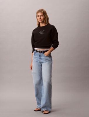 Женские худи Calvin Klein Terry Foil Monologo Graphic Relaxed Sweatshirt — фото 5