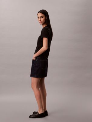 Женские футболки Calvin Klein Flower Logo Graphic Slim T-Shirt — фото 4