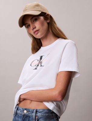 Женские футболки Calvin Klein Script Monologo Graphic Classic T-Shirt — фото 2