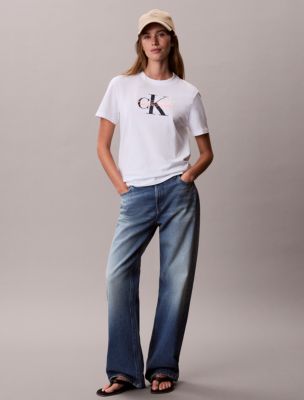 Женские футболки Calvin Klein Script Monologo Graphic Classic T-Shirt — фото 3