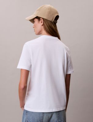 Женские футболки Calvin Klein Script Monologo Graphic Classic T-Shirt — фото 5